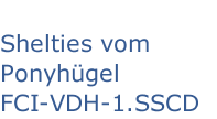 Shelties vom Ponyhügel FCI-VDH-1.SSCD